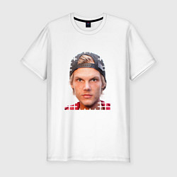 Футболка slim-fit EQ: Avicii, цвет: белый