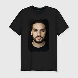 Футболка slim-fit Steve Angello: Retro style, цвет: черный