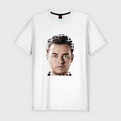 Футболка slim-fit EQ: Quintino, цвет: белый