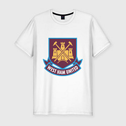 Футболка slim-fit West Ham United, цвет: белый