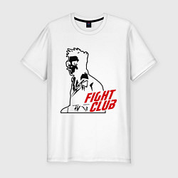 Мужская slim-футболка FIght Club: Tyler Durden