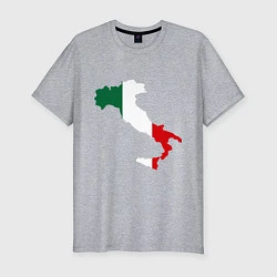 Мужская slim-футболка Италия (Italy)