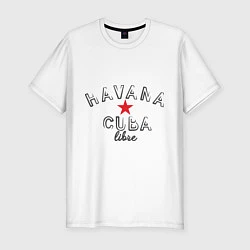 Мужская slim-футболка Havana Cuba