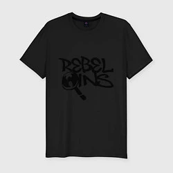 Футболка slim-fit Wu-Tang - Rebel Ins, цвет: черный