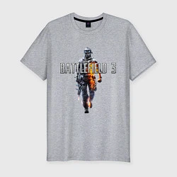 Мужская slim-футболка Battlefield 3