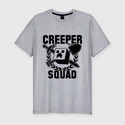 Футболка slim-fit Creeper Squad, цвет: меланж