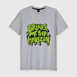 Футболка slim-fit Bring me the horizon, цвет: меланж