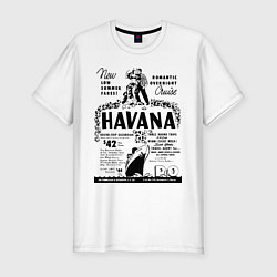 Мужская slim-футболка Havana Cuba