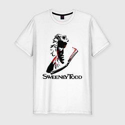 Мужская slim-футболка Sweeney Todd