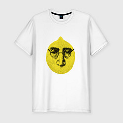 Футболка slim-fit John Lemon, цвет: белый