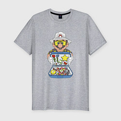 Мужская slim-футболка Summer Mario