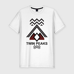 Мужская slim-футболка Twin Peaks House