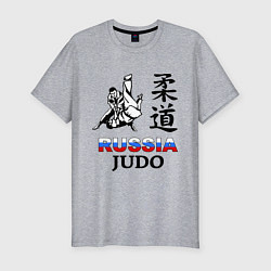 Мужская slim-футболка Russia Judo