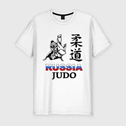 Мужская slim-футболка Russia Judo