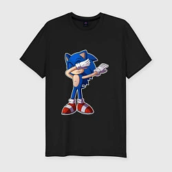 Мужская slim-футболка Sonic dab
