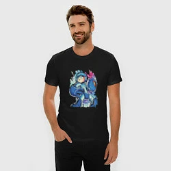 Футболка slim-fit Mega man, цвет: черный — фото 2