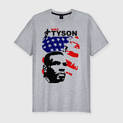 Мужская slim-футболка Mike Tyson: USA Boxing
