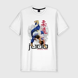 Мужская slim-футболка Дзюдо: национальная команда