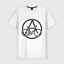 Футболка slim-fit Anarchy Bike, цвет: белый