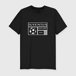 Мужская slim-футболка Juventus - EST 1897 2022