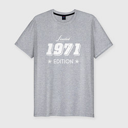 Футболка slim-fit Limited Edition 1971, цвет: меланж