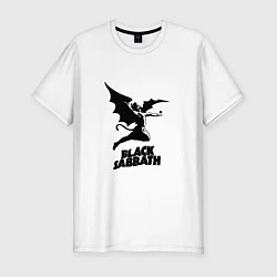 Футболка slim-fit Black Sabbath, цвет: белый