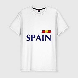 Футболка slim-fit Сборная Испании: 9 номер, цвет: белый