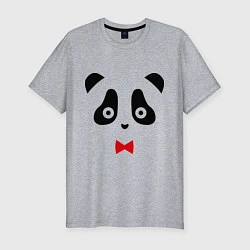 Мужская slim-футболка Панда (мужская)