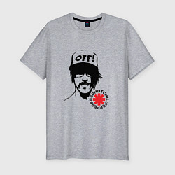 Мужская slim-футболка Red Hot Chili Peppers: Off