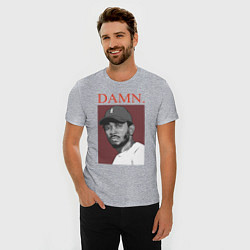 Футболка slim-fit Kendrick Lamar: DAMN, цвет: меланж — фото 2