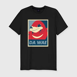 Футболка slim-fit Da Wae, цвет: черный