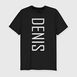 Футболка slim-fit Denis Font, цвет: черный