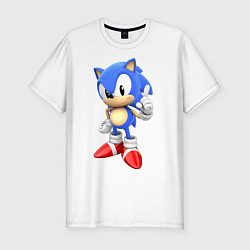 Футболка slim-fit Classic Sonic, цвет: белый