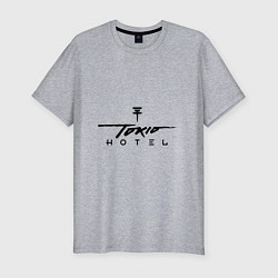 Футболка slim-fit Tokio Hotel, цвет: меланж