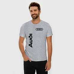 Футболка slim-fit Audi Style, цвет: меланж — фото 2