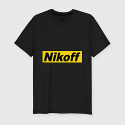 Футболка slim-fit Nikoff, цвет: черный