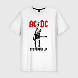 Мужская slim-футболка AC/DC: Stiff Upper Lip