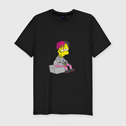 Мужская slim-футболка Bart: Lil Peep