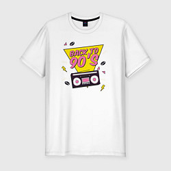 Мужская slim-футболка Back to 90s
