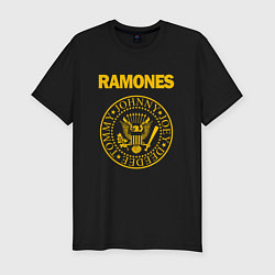 Мужская slim-футболка Ramones