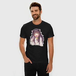 Футболка slim-fit Ahegao Meow, цвет: черный — фото 2