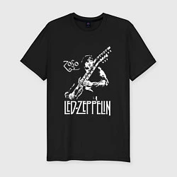 Футболка slim-fit Led Zeppelin, цвет: черный