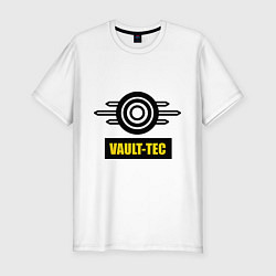 Мужская slim-футболка Vault-tec