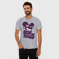 Футболка slim-fit DeadMau5, цвет: меланж — фото 2