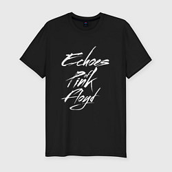 Мужская slim-футболка Echoes of Pink Floyd