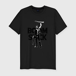 Мужская slim-футболка Evil Dead: Boom Stack