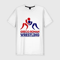 Футболка slim-fit Greco-roman wrestling, цвет: белый