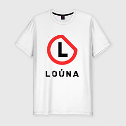 Футболка slim-fit Louna Symbol, цвет: белый