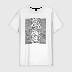 Мужская slim-футболка Unknown Pleasures