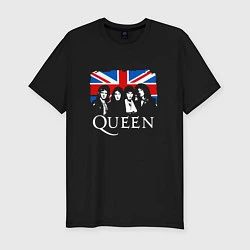 Мужская slim-футболка Queen UK